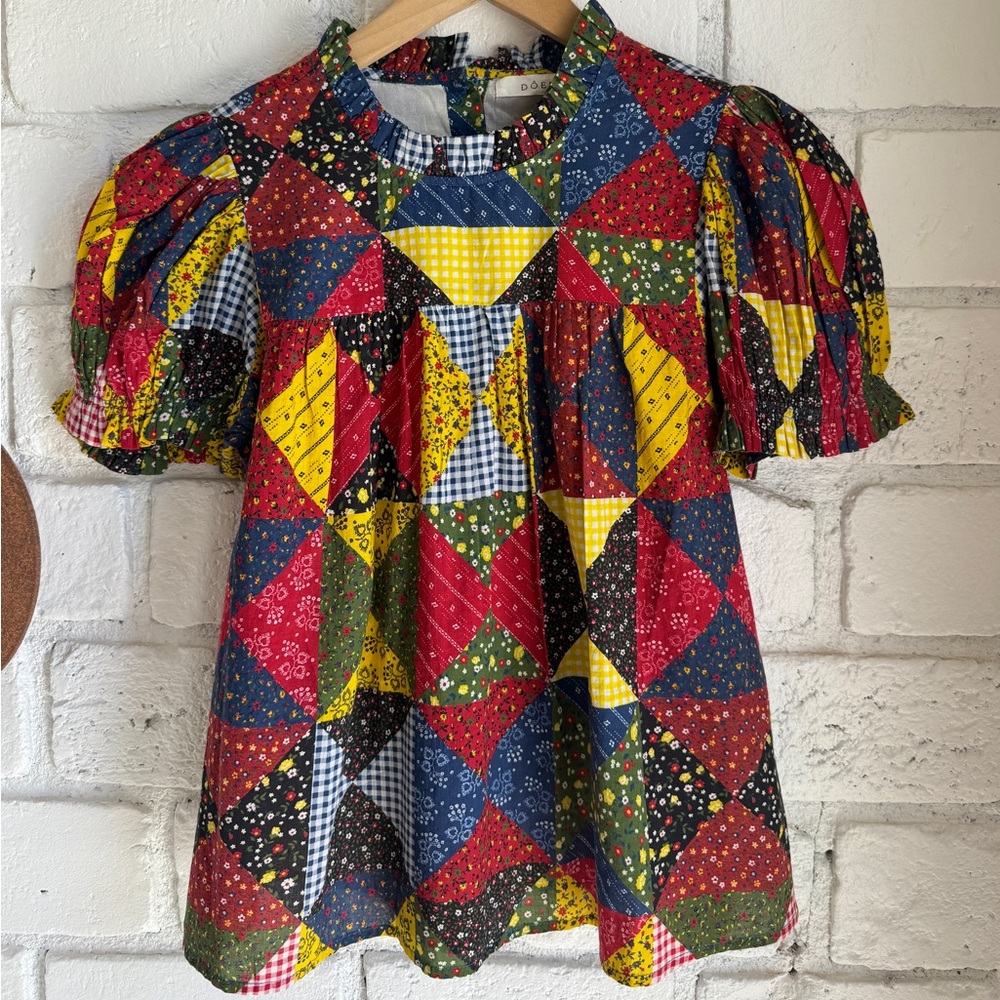 Doen Alida Countryside Patchwork Blouse